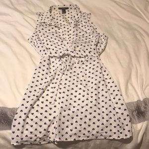 Forever 21 sleeveless shirt dress